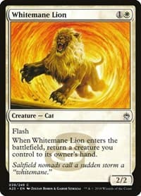 Whitemane Lion - Masters 25 - Magic: The Gathering card