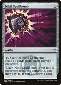 Nihil Spellbomb - Masters 25 - Magic: The Gathering card