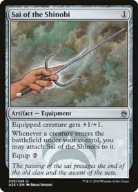 Sai of the Shinobi - Masters 25 - Magic: The Gathering card