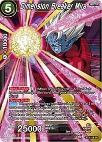Dimension Breaker Mira - Cross Worlds - Dragon Ball Super: Masters card