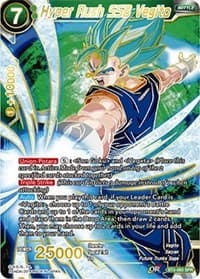 Hyper Rush SSB Vegito (SPR) - Cross Worlds - Dragon Ball Super: Masters card