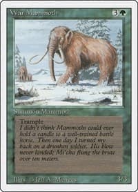 War Mammoth - Revised Edition - Magic: The Gathering card
