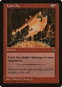 Lava Axe - Portal Second Age - Magic: The Gathering card