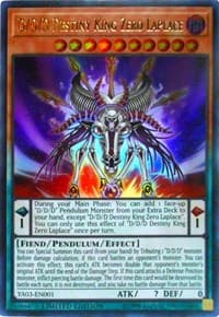 D/D/D Destiny King Zero Laplace - Yu-Gi-Oh! ARC-V Promo Cards - YuGiOh card