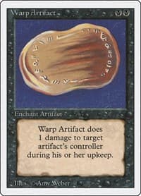 Warp Artifact - Revised Edition - Magic: The Gathering card