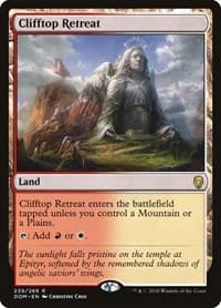 Clifftop Retreat - Dominaria - Magic: The Gathering card