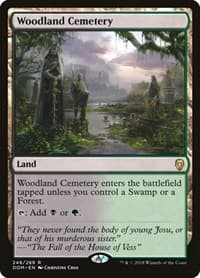 Woodland Cemetery - Dominaria - Magic: The Gathering card