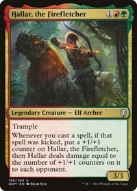 Hallar, the Firefletcher - Dominaria - Magic: The Gathering card