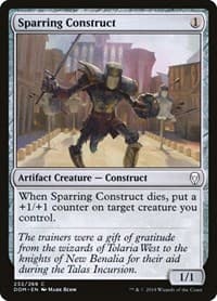 Sparring Construct - Dominaria - Magic: The Gathering card
