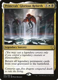 Primevals' Glorious Rebirth - Dominaria - Magic: The Gathering card
