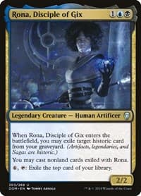 Rona, Disciple of Gix - Dominaria - Magic: The Gathering card