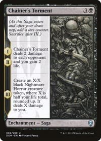 Chainer's Torment - Dominaria - Magic: The Gathering card
