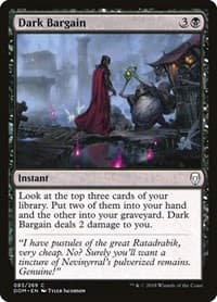 Dark Bargain - Dominaria - Magic: The Gathering card