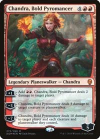 Chandra, Bold Pyromancer - Dominaria - Magic: The Gathering card