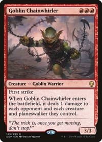 Goblin Chainwhirler - Dominaria - Magic: The Gathering card