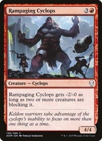 Rampaging Cyclops - Dominaria - Magic: The Gathering card