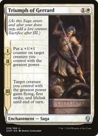 Triumph of Gerrard - Dominaria - Magic: The Gathering card