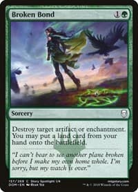 Broken Bond - Dominaria - Magic: The Gathering card
