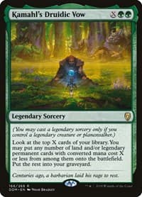 Kamahl's Druidic Vow - Dominaria - Magic: The Gathering card