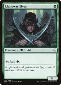 Llanowar Elves - Dominaria - Magic: The Gathering card