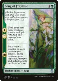 Song of Freyalise - Dominaria - Magic: The Gathering card