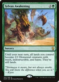 Sylvan Awakening - Dominaria - Magic: The Gathering card