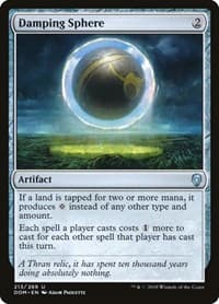 Damping Sphere - Dominaria - Magic: The Gathering card