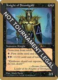 Knight of Stromgald - 1997 Jakub Slemr (5ED) - World Championship Decks - Magic: The Gathering card