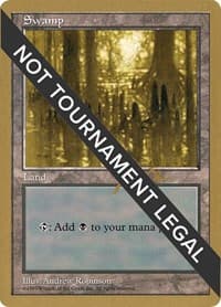 Swamp (442) - 1997 Jakub Slemr (5ED) - World Championship Decks - Magic: The Gathering card