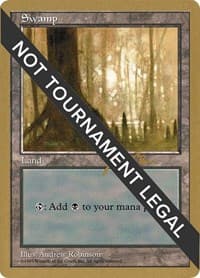 Swamp (445) - 1997 Jakub Slemr (5ED) - World Championship Decks - Magic: The Gathering card