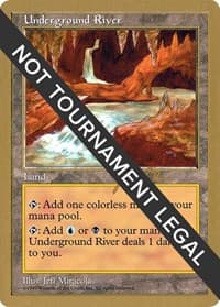 Underground River - 1997 Jakub Slemr (5ED) - World Championship Decks - Magic: The Gathering card