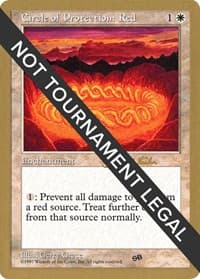 Circle of Protection: Red - 1997 Janosch Kuhn (5ED) (SB) - World Championship Decks - Magic: The Gathering card