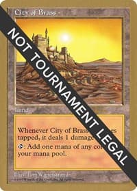 City of Brass - 1997 Janosch Kuhn (5ED) - World Championship Decks - Magic: The Gathering card