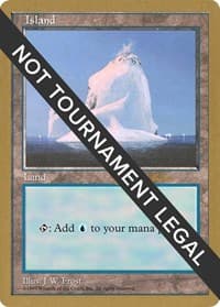 Island (428) - 1997 Janosch Kuhn (5ED) - World Championship Decks - Magic: The Gathering card