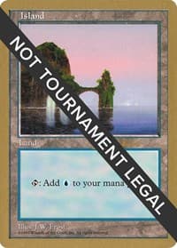 Island (425) - 1997 Janosch Kuhn (5ED) - World Championship Decks - Magic: The Gathering card