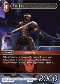 Volker - Opus V - Final Fantasy TCG card
