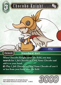 Chocobo Knight - Opus V - Final Fantasy TCG card
