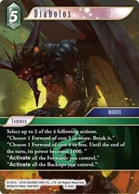 Diabolos - Opus V - Final Fantasy TCG card