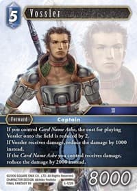 Vossler - Opus V - Final Fantasy TCG card