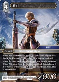 Wol (Hero) - Opus V - Final Fantasy TCG card
