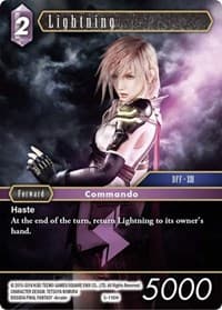 Lightning - Opus V - Final Fantasy TCG card