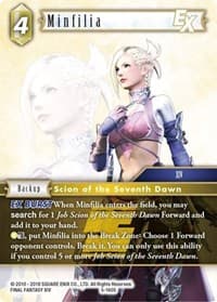 Minfilia EX - Opus V - Final Fantasy TCG card