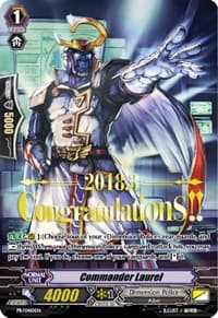 Commander Laurel (Hot Stamped) - Promo Cards - Cardfight Vanguard card
