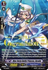 Blue Storm Battle Princess, Koralia - PR/0408EN (Hot Stamped) - Promo Cards - Cardfight Vanguard card