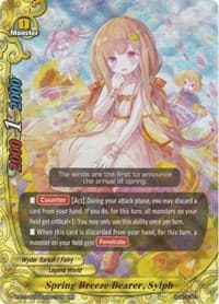Spring Breeze Bearer, Sylph - New World Chaos - Future Card BuddyFight card