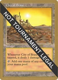 City of Brass - 1997 Paul McCabe (5ED) - World Championship Decks - Magic: The Gathering card