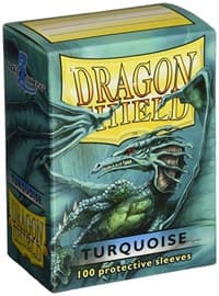 Dragon Shield - Turquoise (100-Pack) - Dragon Shield Card Sleeves - Card Sleeves card