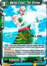 Martial Expert Tien Shinhan (Super Player Stamped) - Tournament Promotion Cards - Dragon Ball Super: Masters card