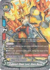 Fullblast Omni Lord, Burn Nova - New World Chaos - Future Card BuddyFight card
