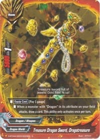 Treasure Dragon Sword, Dragotreasure - New World Chaos - Future Card BuddyFight card